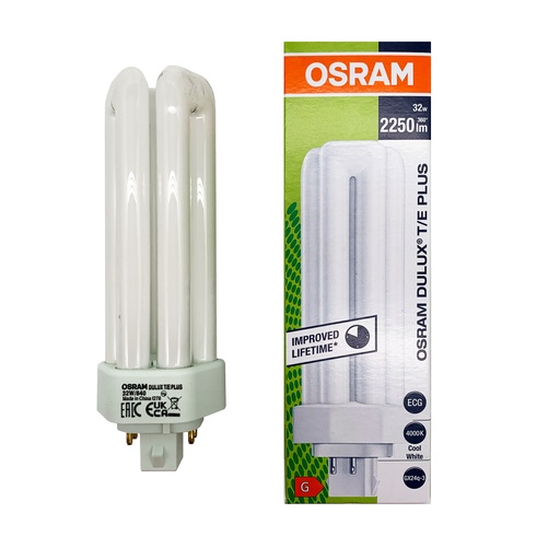 LAMPADA FLUORESCENTE DULUX T/E 32W/840 GX24Q-3 OSRAM