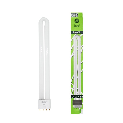 LAMPADA FLUORESCENTE BIAX L 24W/840 2G11 GE