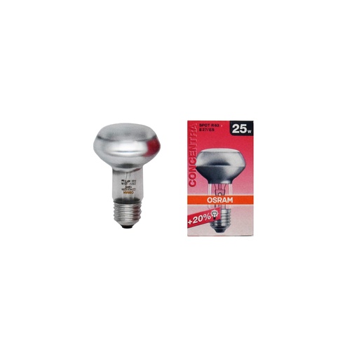 LAMPADA INCANDESCENZA SPOT R63 25W E27 OSRAM