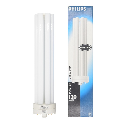 LAMPADA FLUORESCENTE MASTER PL-H 120W/830 2G8 PHILIPS