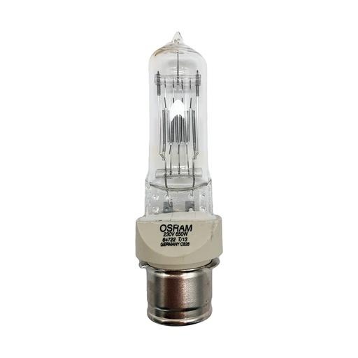 LAMPADA DISPLAY OPTIC  650W 230V 3000K P28S OSRAM