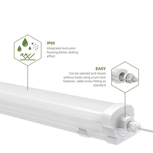 LED BATTEN 36W 4000K 230V 1140mm TLB