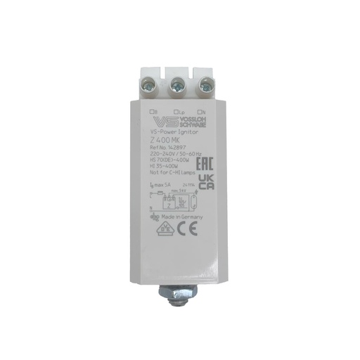 ACCENDITORE Z 35-400W M K VS-POWER RETT. VOSSLOH