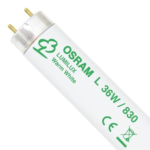 LAMPADA FLUORESCENTE LINEARE T8 36W/830 OSRAM