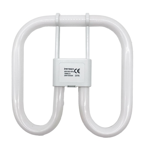 LAMPADA FLUORESCENTE 2D 28W 6500K GR10Q (4PIN) PATRON